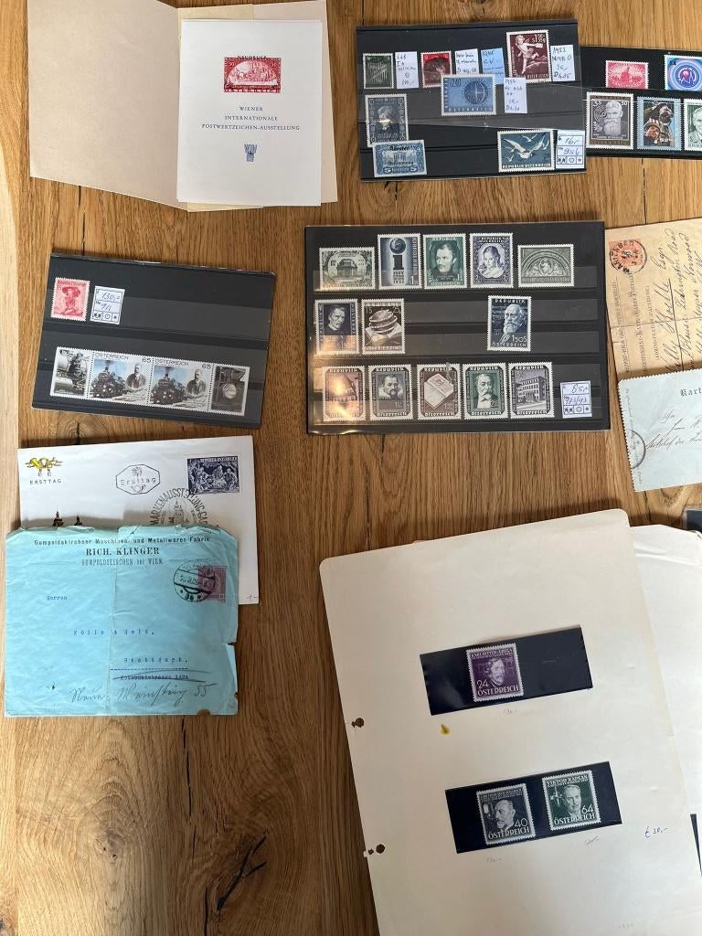 Setje Oostenrijk met leuke waarden, Timbres & Monnaies, Timbres | Albums complets & Collections, Enlèvement ou Envoi