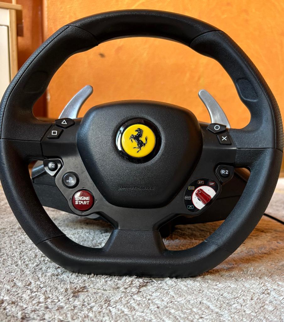 Volant + pédalierThrustmaster T80 PS4 / PC +, Consoles de jeu & Jeux vidéo, Consoles de jeu | Accessoires Autre, Utilisé, Volant de course