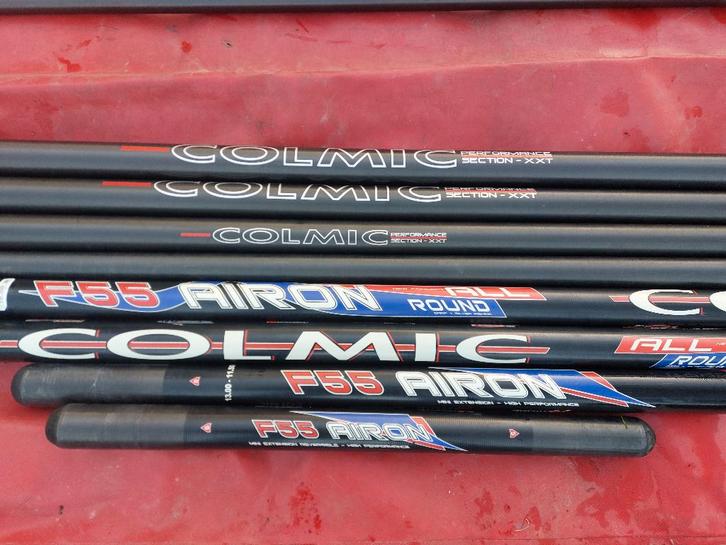 Canne de pêche Colmic Airon F55 de 13,50m., Watersport en Boten, Vis- en Consoleboten, Gebruikt, Ophalen