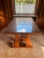 Table et chaises en bois, 100 à 150 cm, 75 cm ou plus, Enlèvement, Utilisé