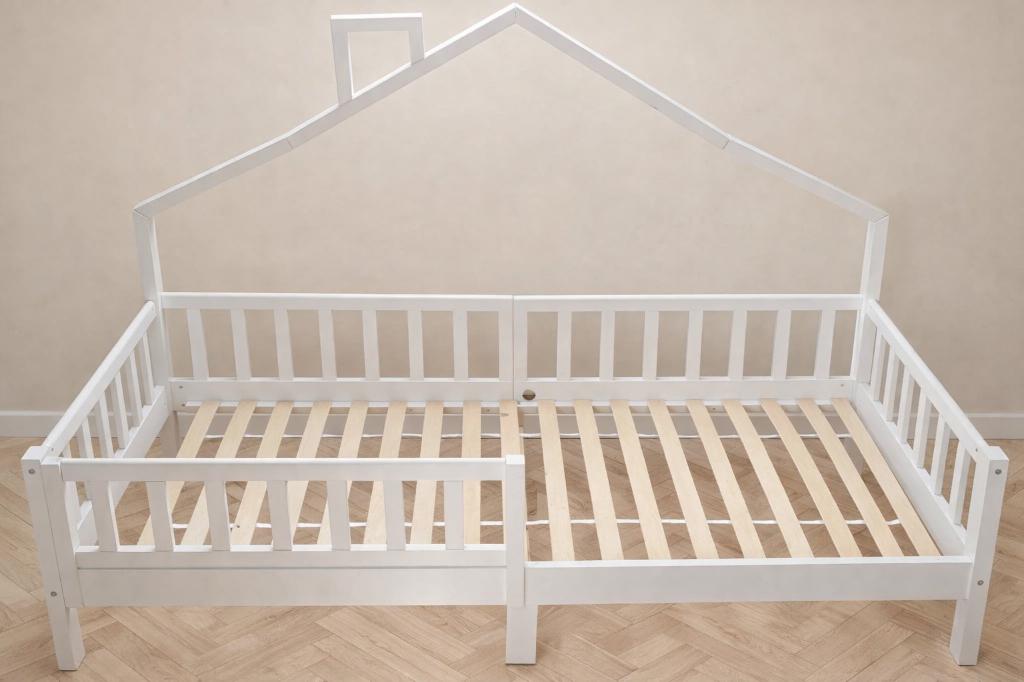 Huisjesbed, Ophalen, 85 tot 100 cm, Gebruikt, Matras