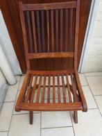tuinstoel teak, Ophalen, Gebruikt, Hout, Inklapbaar