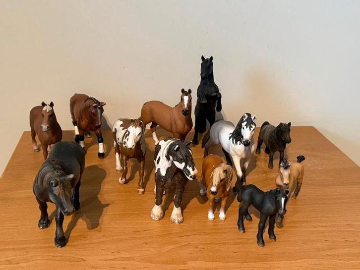 Schleich paarden, Verzamelen, Speelgoed, Gebruikt, Ophalen of Verzenden