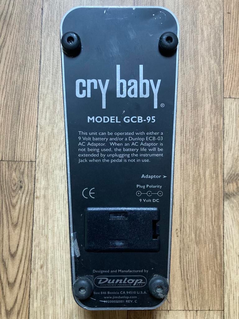 Dunlop Cry Baby wah wah (koopje), Enlèvement, Utilisé, Wah Wah