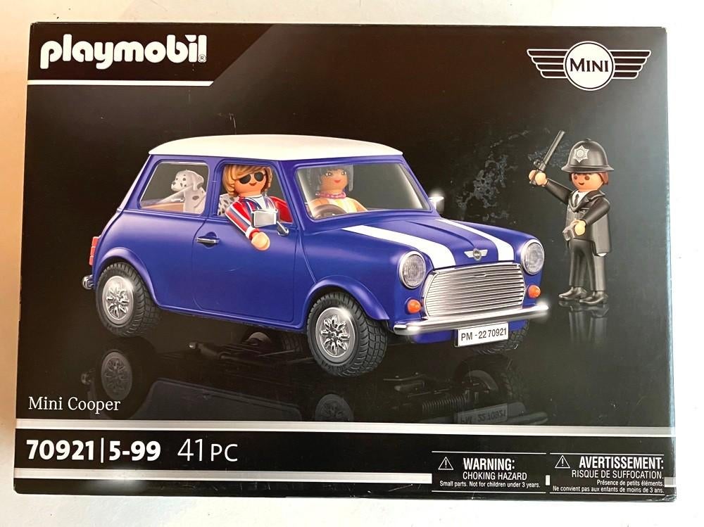Playmobil Mini Cooper - 70921 nieuw., Hobby en Vrije tijd, Ophalen of Verzenden, Zo goed als nieuw, Auto
