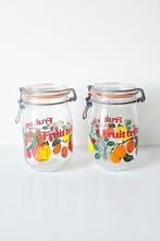 Bocal en verre Vintage Publicitaire - FRUITELLA - 1Litre, Enlèvement ou Envoi, Comme neuf, Autres types