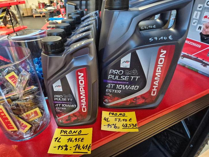 CHAMPION 10W40 PRO PULSE motorolie PROMO!!!!, Motoren, Onderdelen | Merk-onafhankelijk, Nieuw, Ophalen