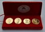 China 4 herdenkingsmunten grote leiders, Postzegels en Munten, Munten | Azië, Ophalen of Verzenden