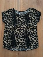 Zwarte blouse met luipaardprint Vero Moda maat XS, Kleding | Dames, Blouses en Tunieken, Ophalen of Verzenden, Zo goed als nieuw