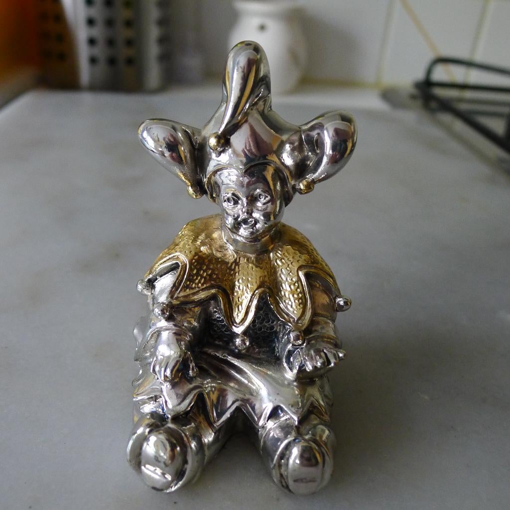 Arlequin en argent Andros PREZIOSI, Antiquités & Art, Enlèvement ou Envoi