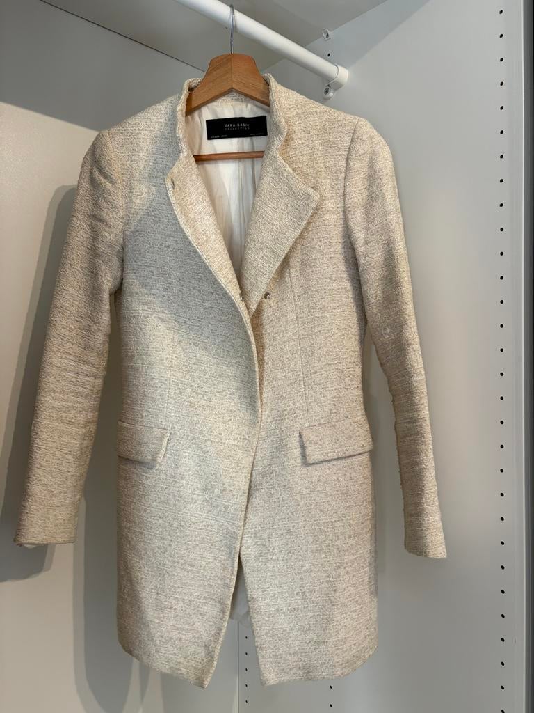 Wit zomerjasje Zara (small), Enlèvement, Comme neuf, Blanc