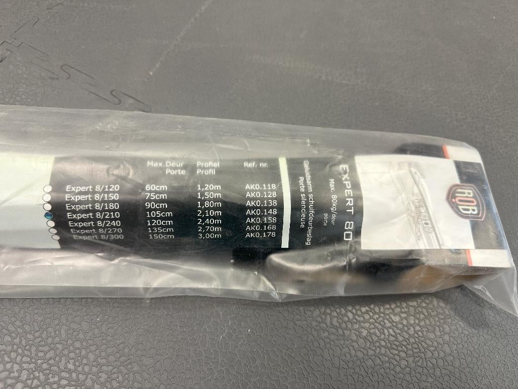 ROB Expert /210 schuifdeurbeslag 80kg, Ophalen of Verzenden, Nieuw, Aluminium, Overige typen