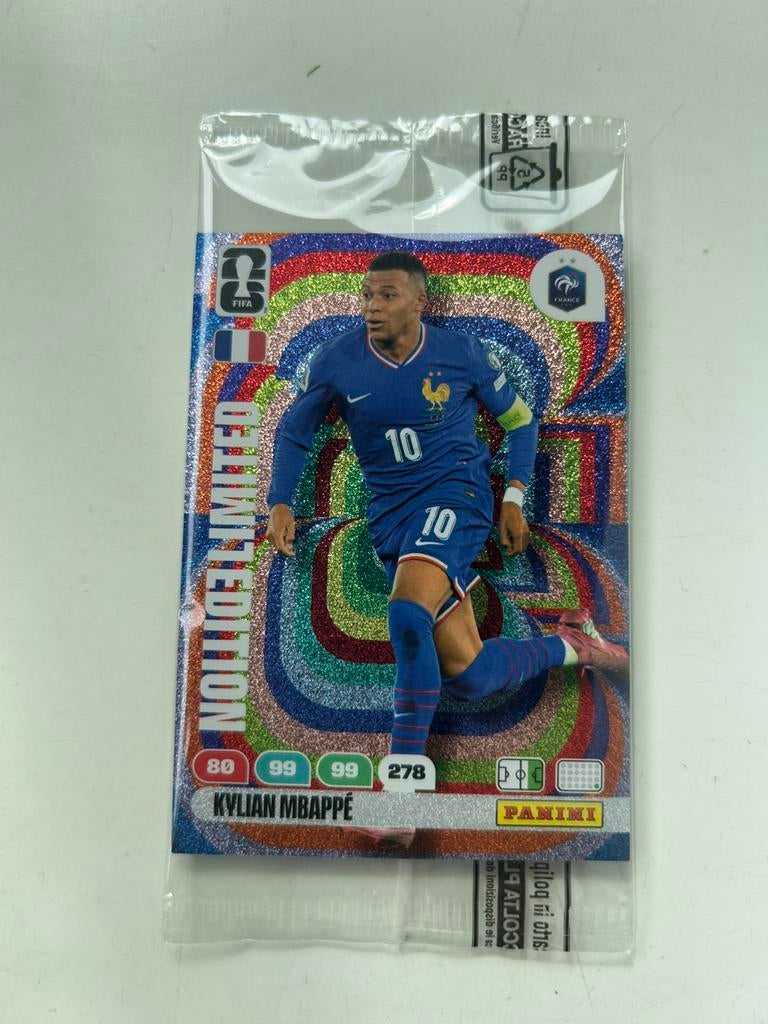 Panini Fifa world cup 2026 Limited edition Kylian Mbappe, Ophalen of Verzenden, Nieuw, Plaatje