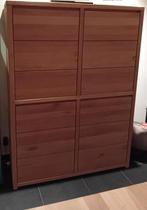 Eiken dressoir en barkast, Ophalen, Eikenhout, Zo goed als nieuw, 200 cm of meer