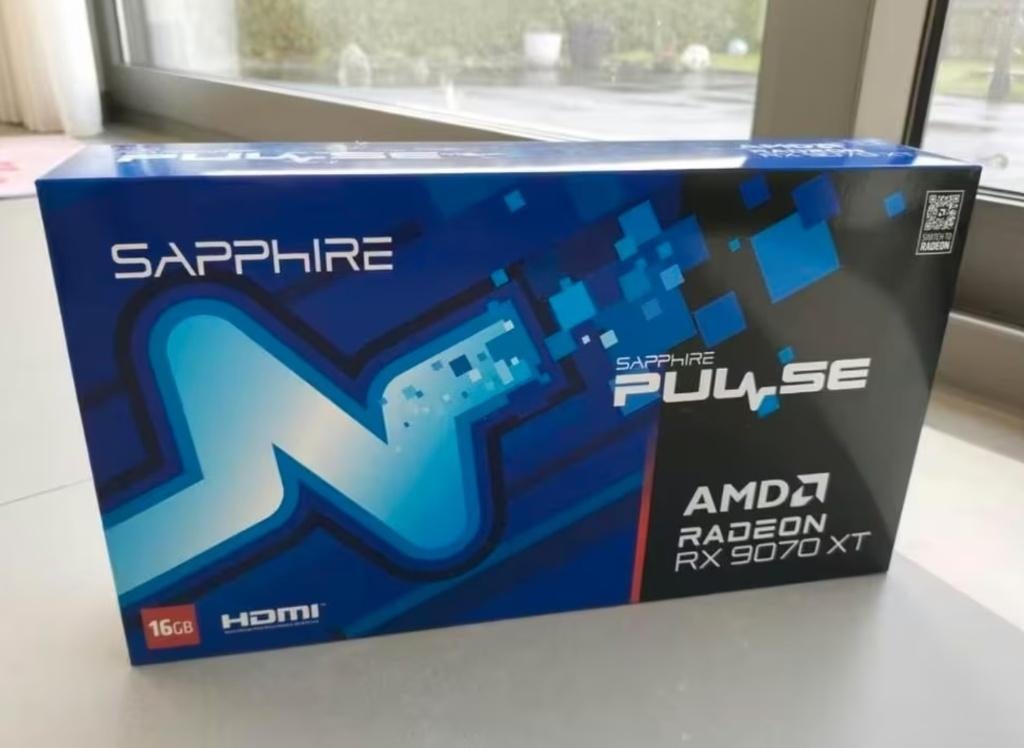Sapphire Pulse 9070 XT | Nieuw en ongeopend, Computers en Software, Videokaarten, Nieuw, AMD, Ophalen of Verzenden