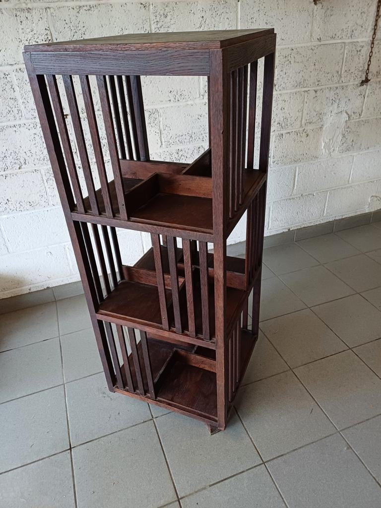 Draaibibliotheekje art deco, Antiek en Kunst, Antiek | Meubels | Kasten, Ophalen of Verzenden