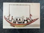 postkaart Oud Egypte - veerman en boot - dode naar het graf, Ophalen of Verzenden