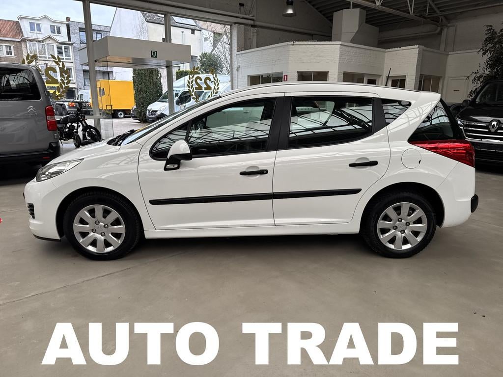 Peugeot 207 Stationwagen | 162.000km | Airco | Ex overheid, Auto's, Voorwielaandrijving, Stof, Gebruikt, Zwart