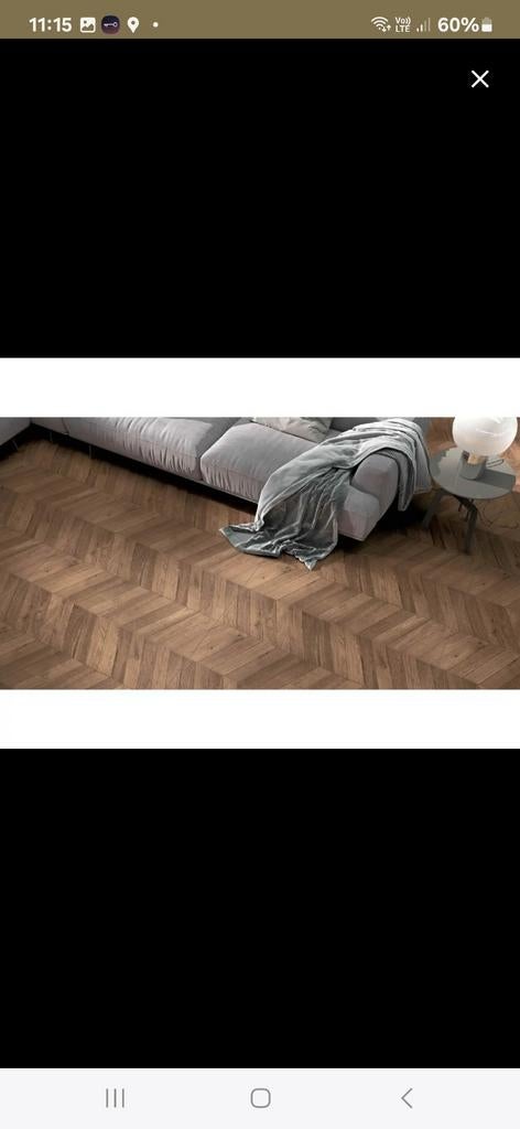 Keramische visgraat tegels, Ophalen