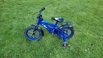 Kinderfiets Blauwe Raket 14 inch, Fietsen en Brommers, Ophalen, Gebruikt, Minder dan 16 inch, Zijwieltjes