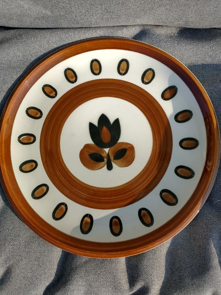 Plat à tarte vintage Boch, Enlèvement