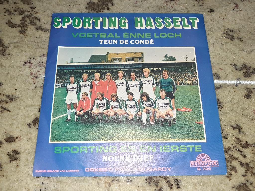 Sporting Haselt, Teun De Condé, Noenk Djef, Monopole, CD & DVD, Vinyles | Néerlandophone, Enlèvement ou Envoi, Utilisé, 7 inch