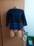 Lichtmarineblauwe gestreepte blouse Esprit — Maat S/36, Kleding | Dames, Blauw, Ophalen of Verzenden, Maat 36 (S), Gedragen