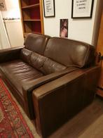 Beau canapé en cuir inspiration Chesterfield., Enlèvement, Deux personnes, Cuir