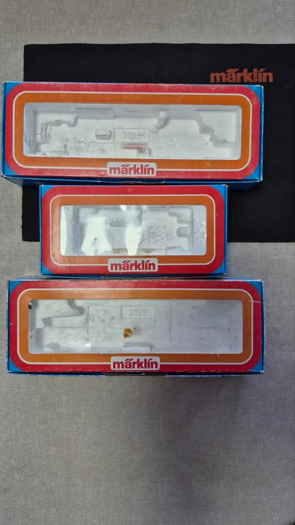 Märklin lege verpakkingen locs 3000 / 3003 en 3322, Ophalen of Verzenden, Märklin