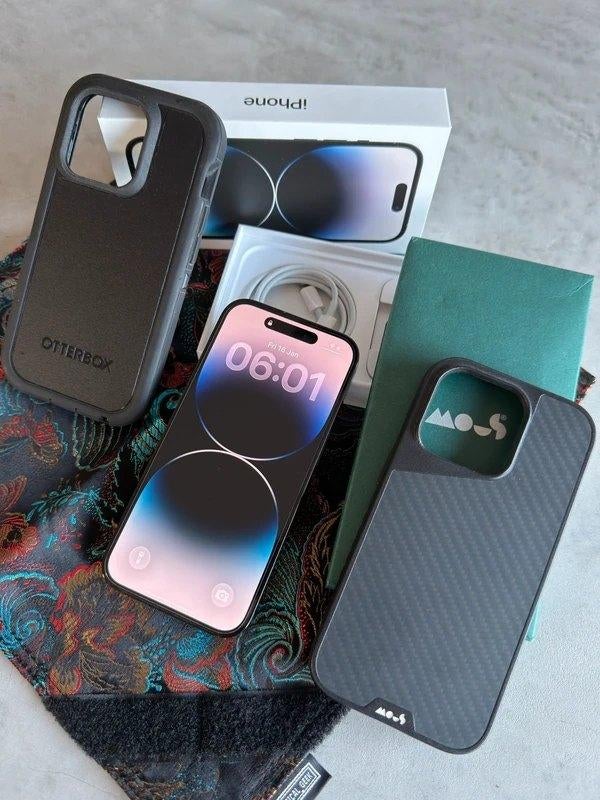 Apple iPhone 14 Pro (256 GB) - Combo, 256 GB, 83 %, Gebruikt, Zwart