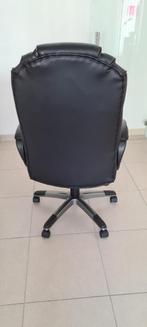 Ergonomisch bureaustoel in kunstleder, Ophalen, Gebruikt, Zwart, Bureaustoel