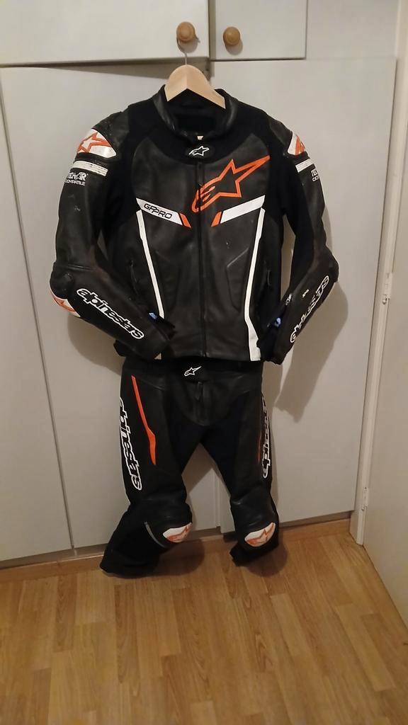 Racecombi alpinestars, tech air race voorbereid, Motoren, Kleding | Motorkleding, Combipak, Heren, Tweedehands, Ophalen