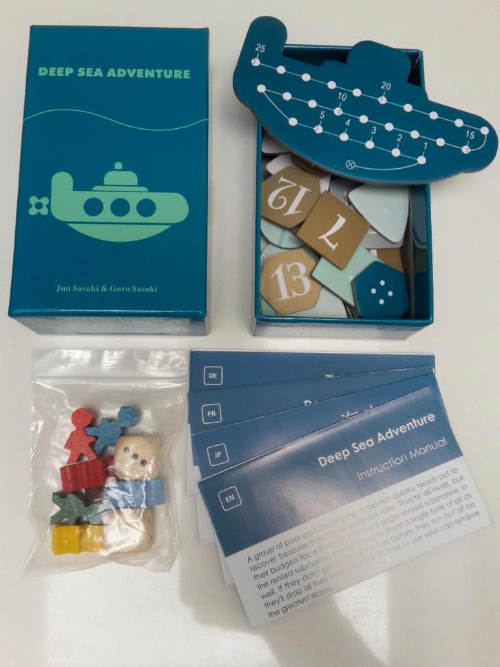 Deep Sea Adventure, 2 - 6 spelers, Oink, a.n., + gratis demo, Hobby en Vrije tijd, Gezelschapsspellen | Bordspellen, Nieuw, Reisspel