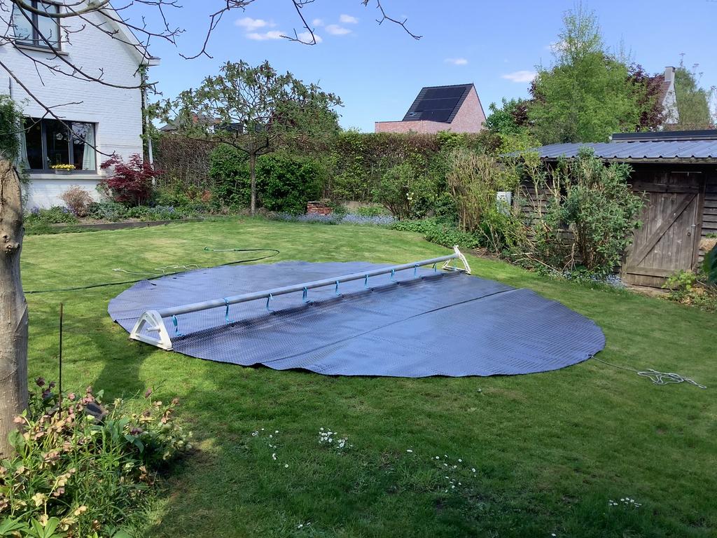 Zomerzeil zwembad, Ophalen, Zo goed als nieuw