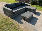 Luxe Wicker loungeset met dikke wicker en bijhorende kussens, Tuin en Terras, Ophalen, Zo goed als nieuw, Wicker, Loungeset