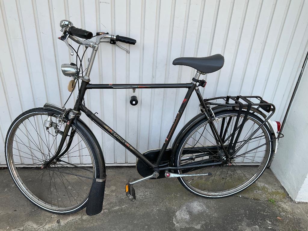 Mannenfiets gazelle, Fietsen en Brommers, Fietsen | Heren | Herenfietsen, Ophalen, Gebruikt, Versnellingen, Schijfrem