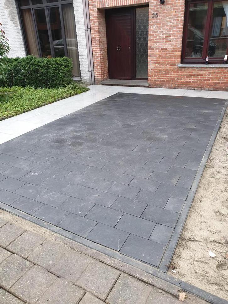 Tuinwerken & Bestrating – Klinkers, Terrassen en Opritten, Tuin en Terras, Tegels en Klinkers, Zo goed als nieuw, Klinkers, Ophalen of Verzenden