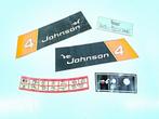 JOHNSON 4PK stickerset decals emblemen origineel, Watersport en Boten, Niet ingevuld, Onderhoud en Reparatie, Niet ingevuld, Nieuw