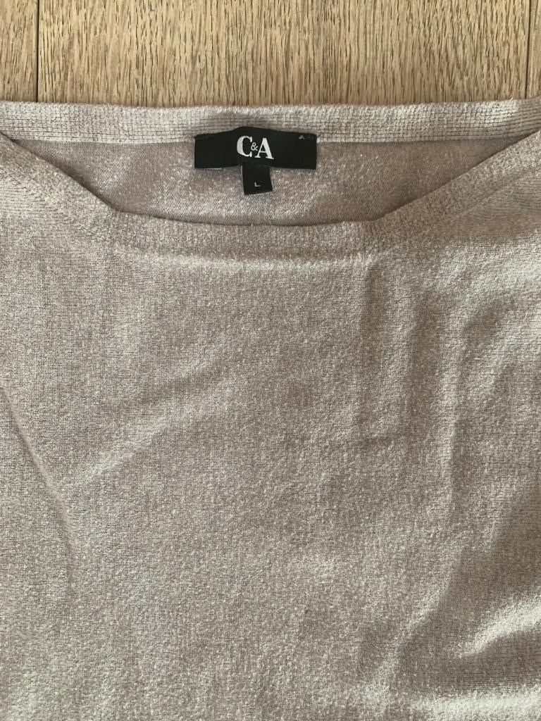 Beige pull - C&A - maat L, Kleding | Dames, Truien en Vesten, C&A, Ophalen, Maat 42/44 (L), Beige