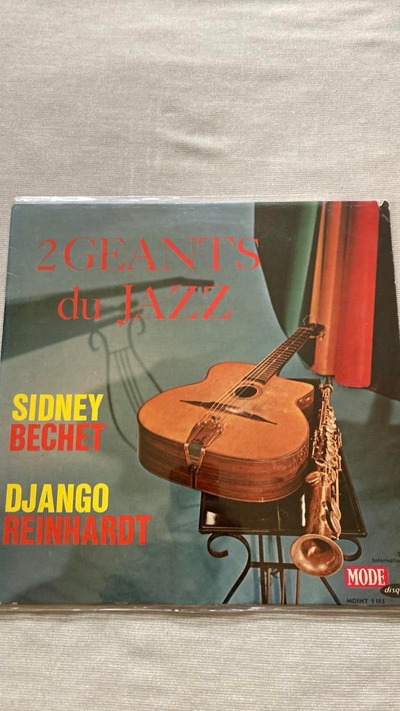 Django Reinhardt - Sidney Bechet LP Jazz, Cd's en Dvd's, Vinyl | Jazz en Blues, Gebruikt, Ophalen of Verzenden, 1940 tot 1960