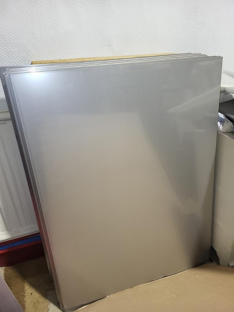 Inox RVS platen 1000x750mm dikte 2,5 en 3mm, Doe-het-zelf en Bouw, Metalen, Ophalen of Verzenden