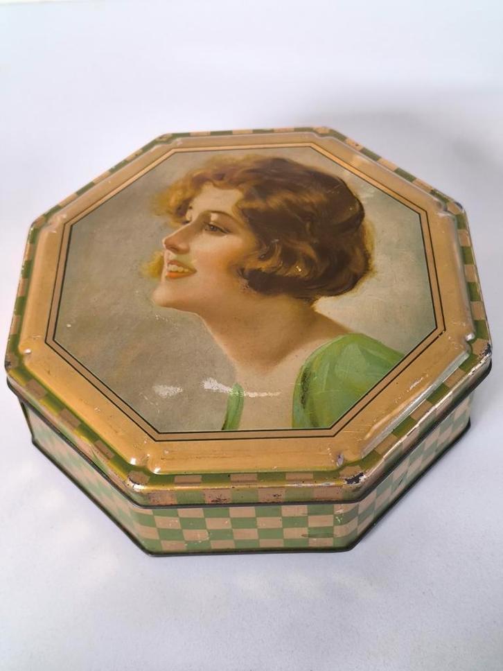 Art deco blik Cote d'or, Collections, Boîte en métal, Enlèvement ou Envoi