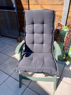4 verstelbare tuinstoelen met kussens Curver, Ophalen, Zo goed als nieuw