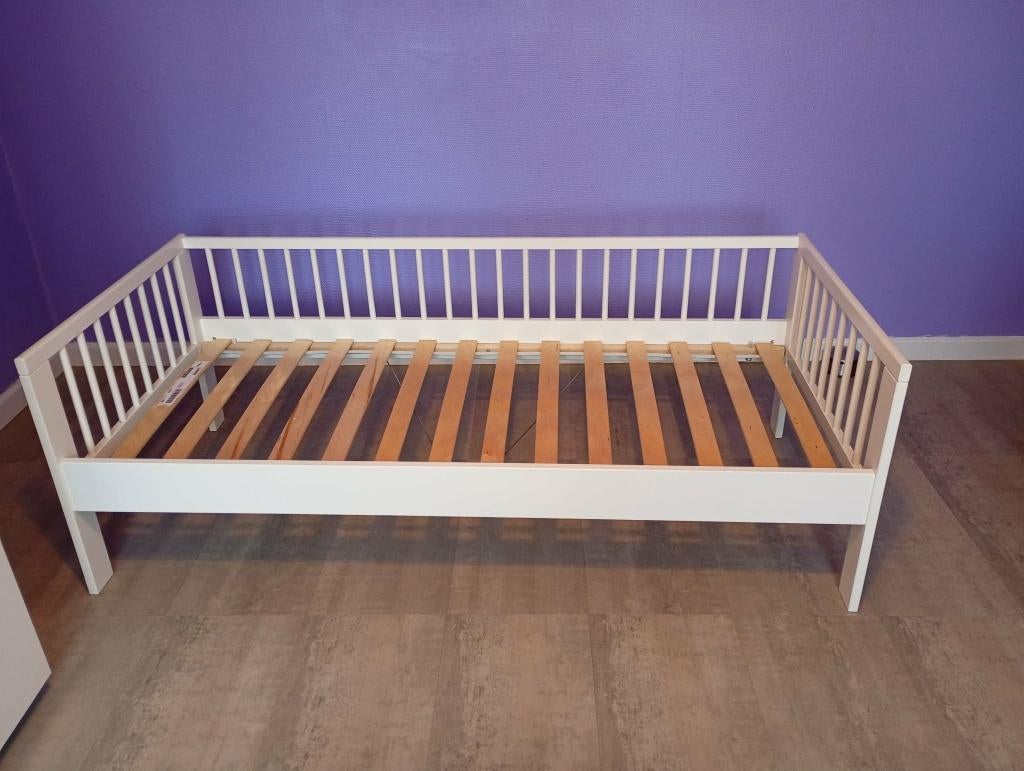 witte juniorbedden, Kinderen en Baby's, Kinderkamer | Stapelbedden en Hoogslapers, Gebruikt, Overige typen, Ophalen