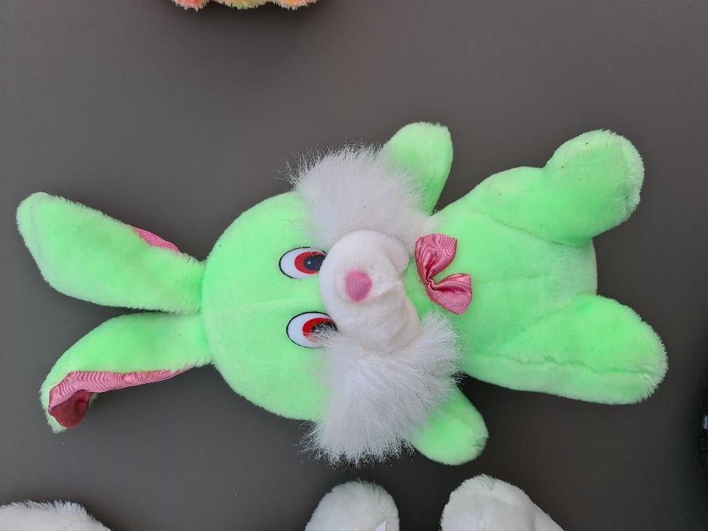 groen konijn knuffel, Enlèvement, Comme neuf, Vert, Lapin
