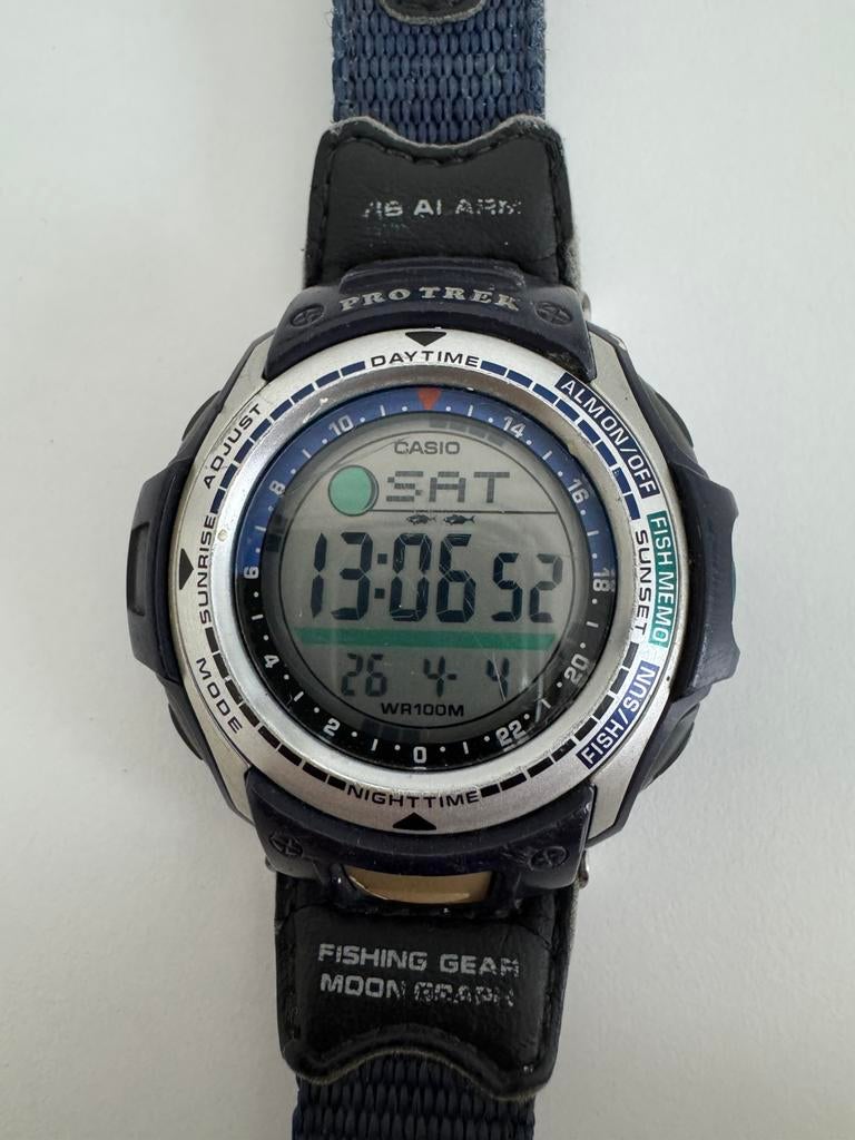 Casio Pro Trek PRS-400B - Module 2632 - Vintage - Fonctionne, Enlèvement ou Envoi, Utilisé