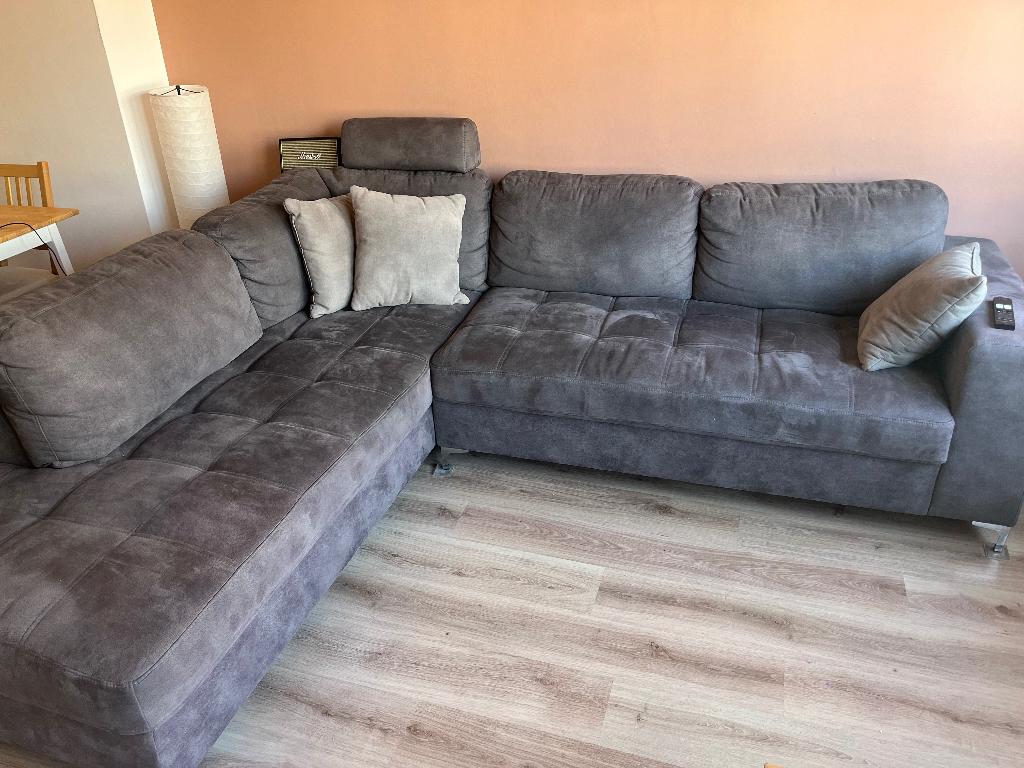 Canapé angle, Enlèvement, Comme neuf, Tissus