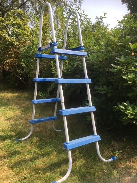 zwembadtrap 122cm, Tuin en Terras, Ophalen, Gebruikt, Ladder