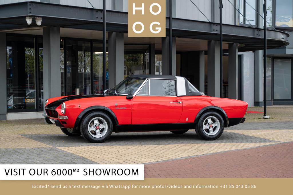 Fiat 124 Spider Abarth (bj 1974), 94 kW, Zwart, Cabriolet, Leder