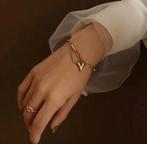 NIEUWE stainless st. GOLD plated armbanden – OVERSTOCK SALE, Handtassen en Accessoires, Armbanden, Verzenden, Nieuw, Goud, Goud